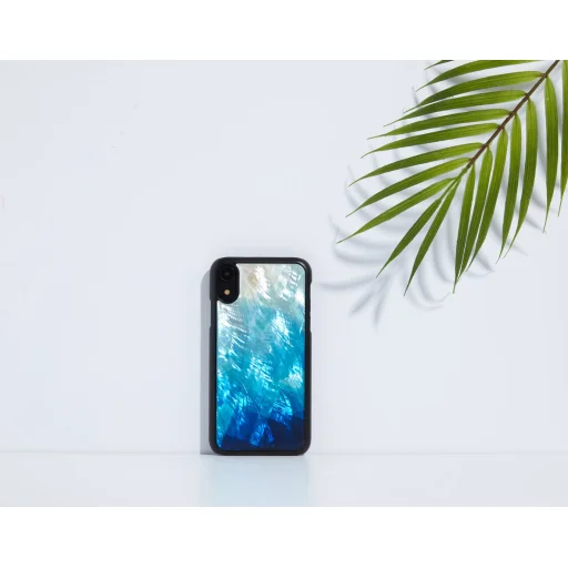 iKins puzdro na smartfón pre iPhone XR modré jazero/čierne puzdro - 5