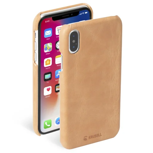 Krusell Sunne kryt Apple iPhone XS Max vintage nude - 1