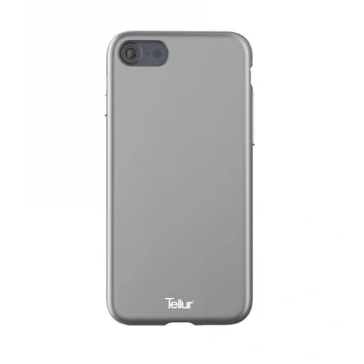 Tellur Cover Premium Soft Solid Fusion iPhone 7 strieborné puzdro - 1