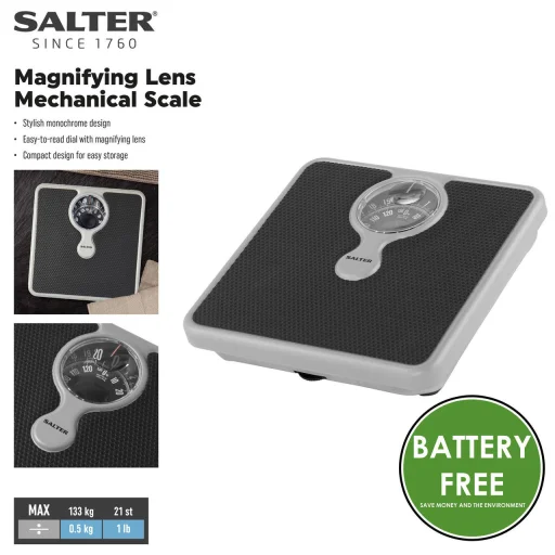 Salter 484 SFEU12 mechanická osobná váha s lupou - 9