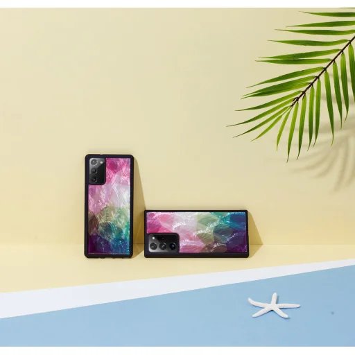 iKins puzdro pre Samsung Galaxy Note 20 vodný kvet čierne - 5
