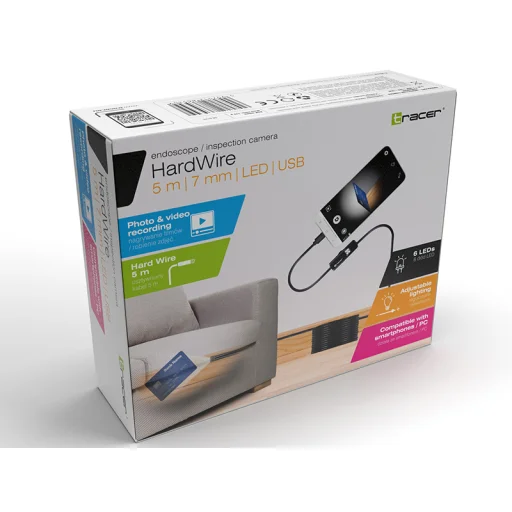 Tracer 46629 HardWire 5m/7mm USB endoskopická kamera - 6