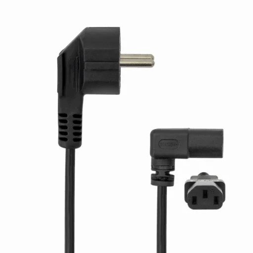 Sbox PC - SCHUKO napájací kábel 2 m, s uhlovým konektorom - 2