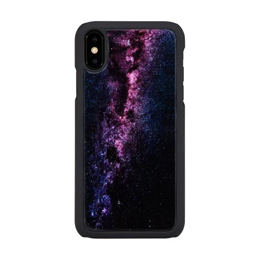 iKins flipové puzdro pre iPhone XS/S, Mliečna dráha čierna - 1