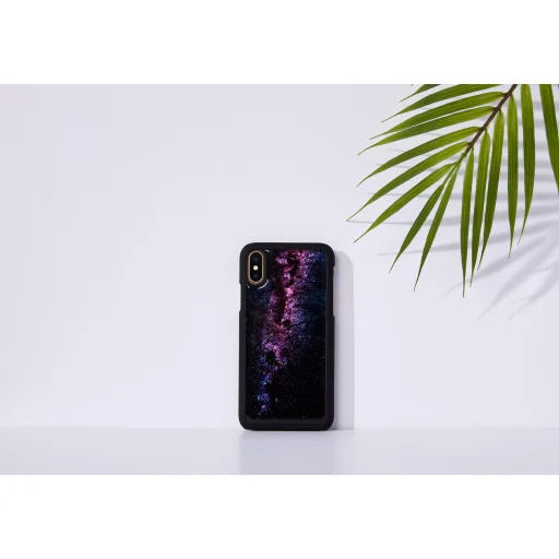 iKins flipové puzdro pre iPhone XS/S, Mliečna dráha čierna - 3