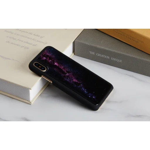 iKins flipové puzdro pre iPhone XS/S, Mliečna dráha čierna - 4