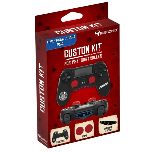 Subsonic Custom Kit Western sada silikónových obalov pre ovládač PS4 - 5