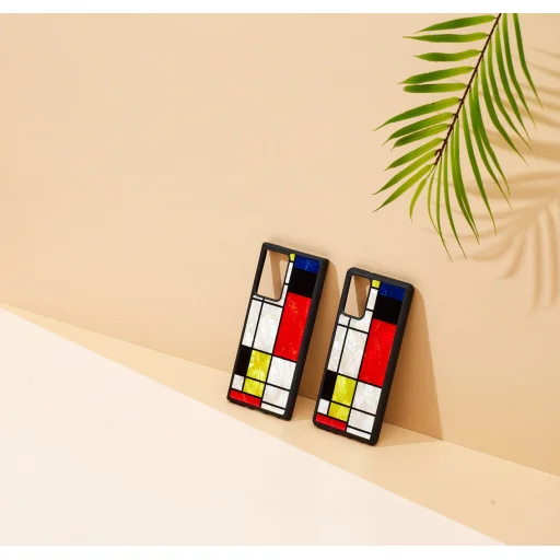 iKins Samsung Galaxy Note 20 Ultra puzdro Mondrian Black - 3