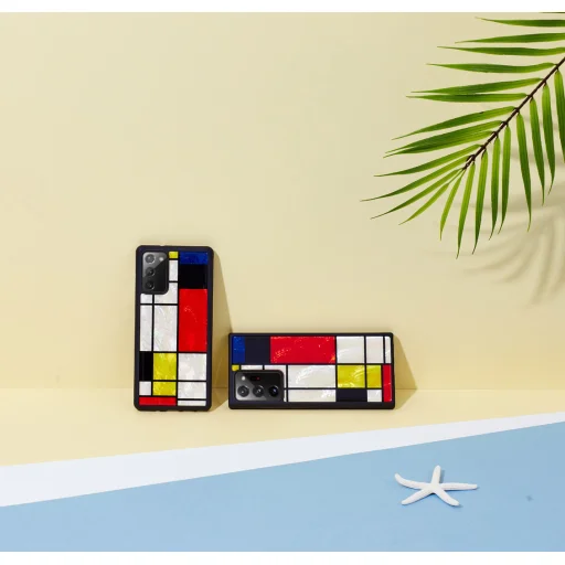iKins Samsung Galaxy Note 20 Ultra puzdro Mondrian Black - 5