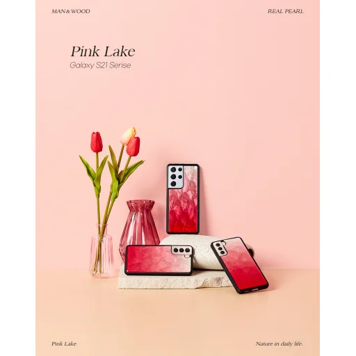 iKins Samsung Galaxy S21 Ultra puzdro pink lake black - 3