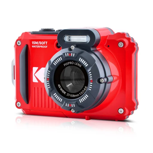 Kodak WPZ2 Red vodotesný kompaktný fotoaparát - 2