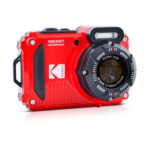 Kodak WPZ2 Red vodotesný kompaktný fotoaparát - 3