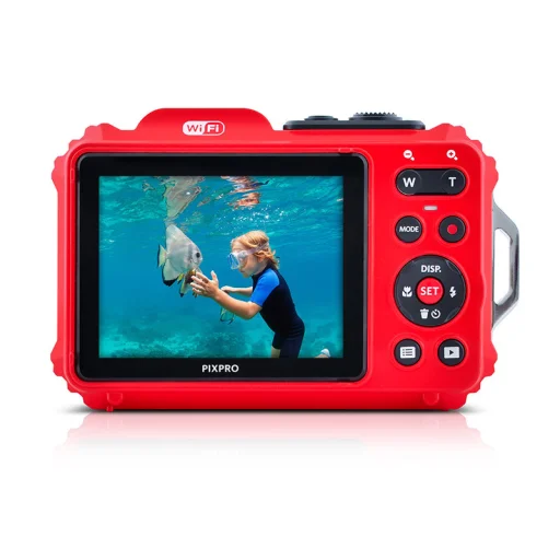 Kodak WPZ2 Red vodotesný kompaktný fotoaparát - 4