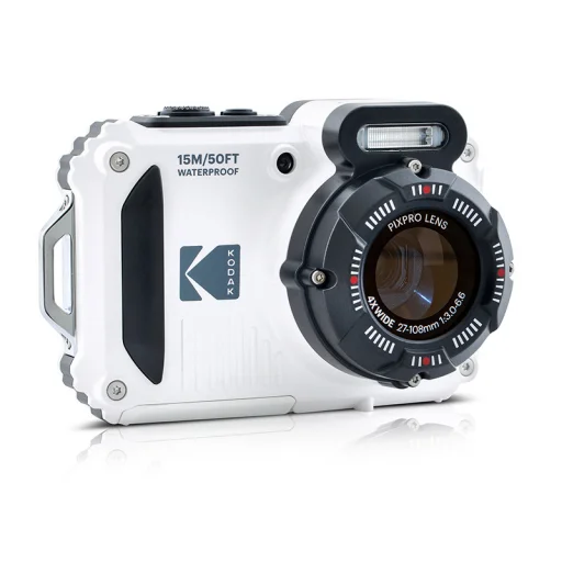 Kodak WPZ2 White kompaktný fotoaparát - 3