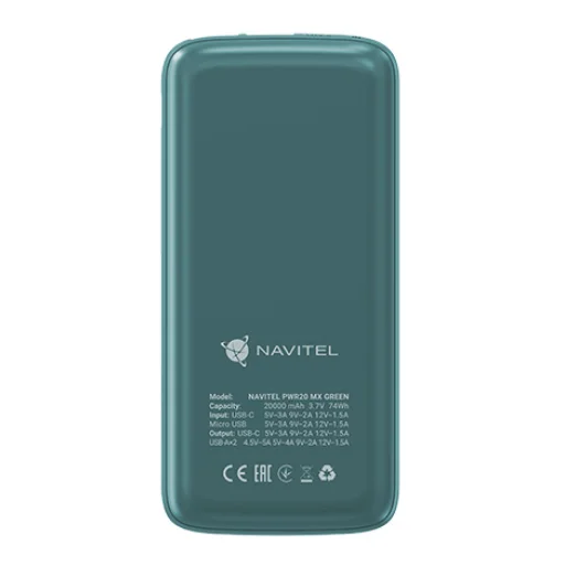 Powerbanka Navitel PWR20 MX Green - 3