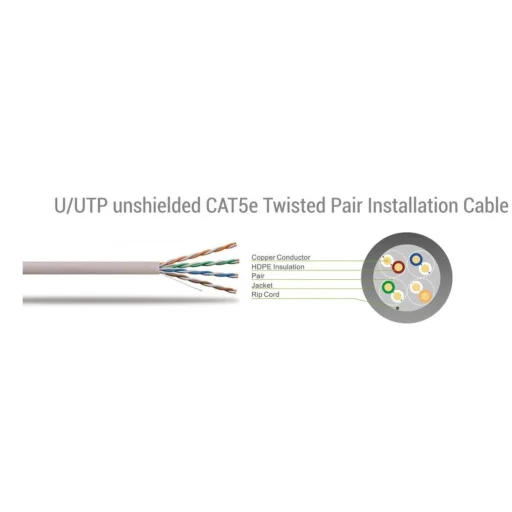 Sbox UTP-10R CAT5E 10 m červený UTP kábel - 3
