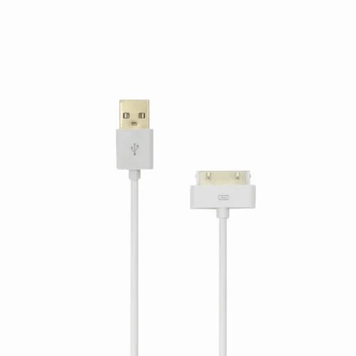 Sbox USB-A samec – Lightning / iPhone / iPod / iPad 30-pinový kábel 2 m biely - 2
