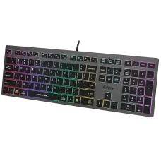 A4Tech FSTYLER FX60H Grey drôtová klávesnica s neónovým podsvietením