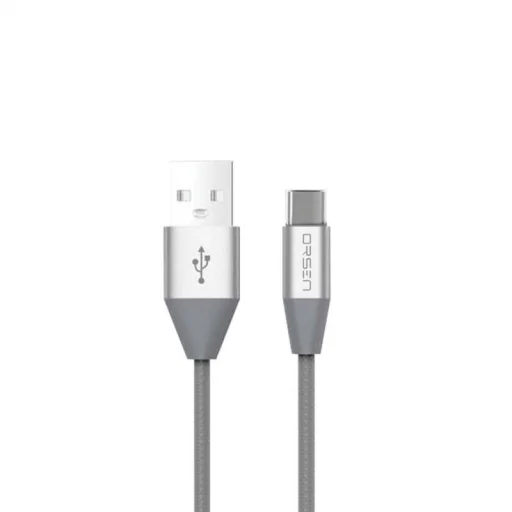 Orsen S33 Type-C dátový kábel 2,1A 1,2 m sivý - 1