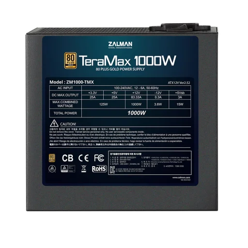 Zalman ZM1200-TMX 1200W 80Plus Gold zdroj - 3