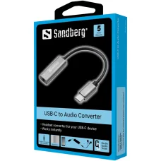 Sandberg 136-27 USB-C audio adaptér