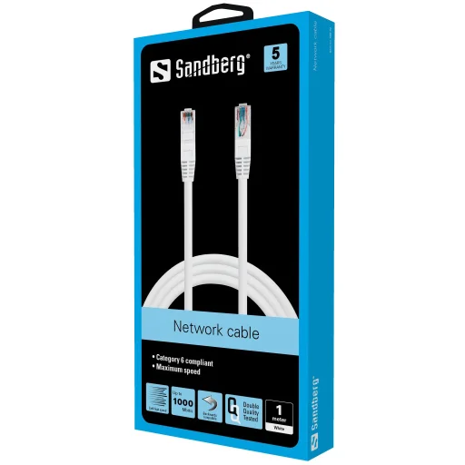 Sandberg 506-93 UTP Cat6 sieťový kábel 1 m - 2