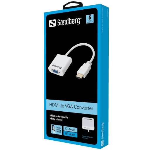 Sandberg 508-69 adaptér HDMI – VGA - 2