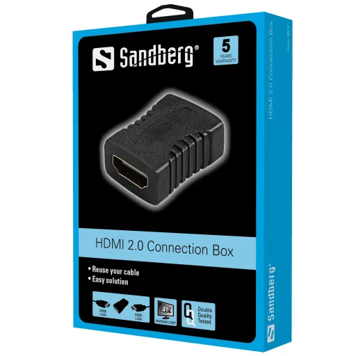 Sandberg 508-74 HDMI 2.0 prepojovací adaptér F/F - 2