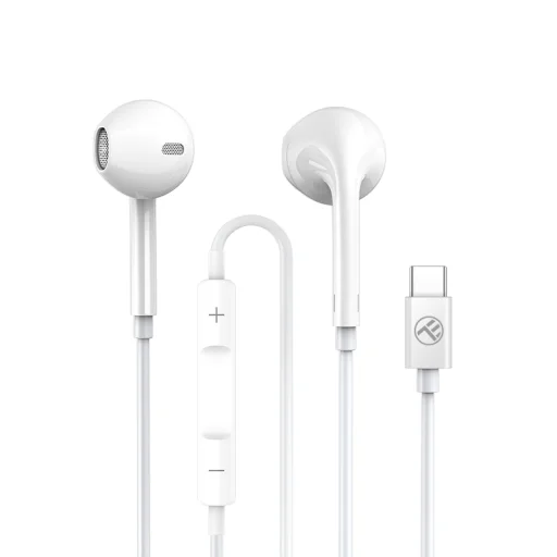 Tellur Basic Urbs In-Ear Type-C biely headset - 1