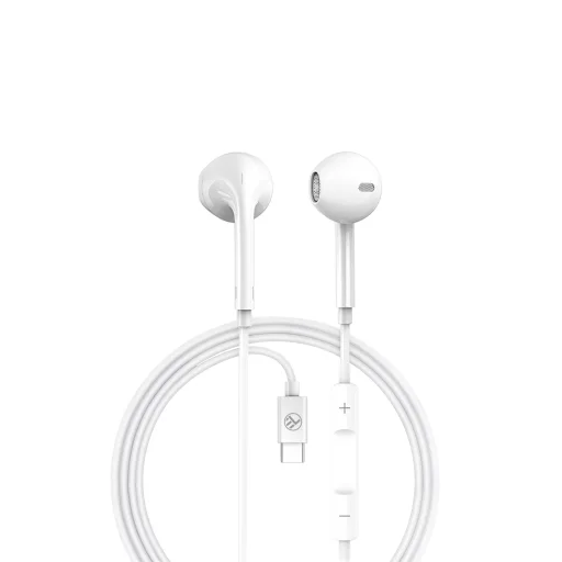Tellur Basic Urbs In-Ear Type-C biely headset - 2