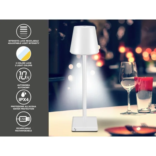 Beper P201UTP102 nabíjateľná stolná lampa - 2