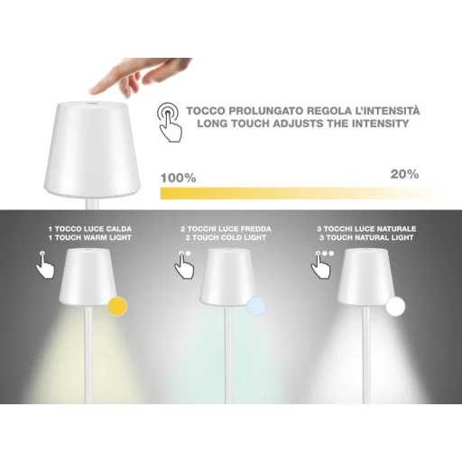 Beper P201UTP102 nabíjateľná stolná lampa - 3