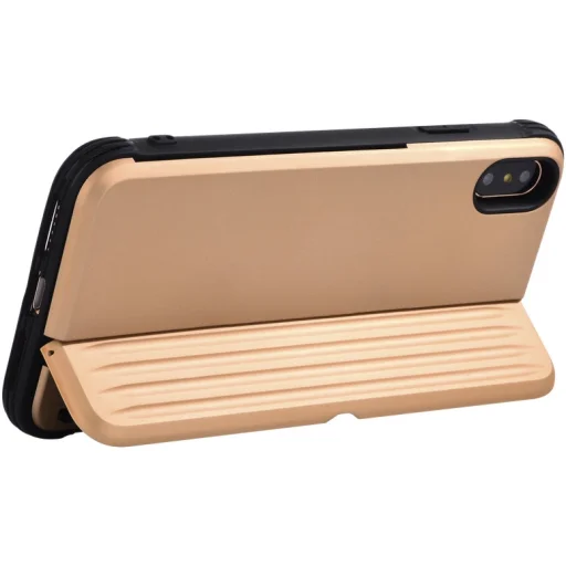 Devia H-Card Series iPhone X/XS zlaté puzdro - 2