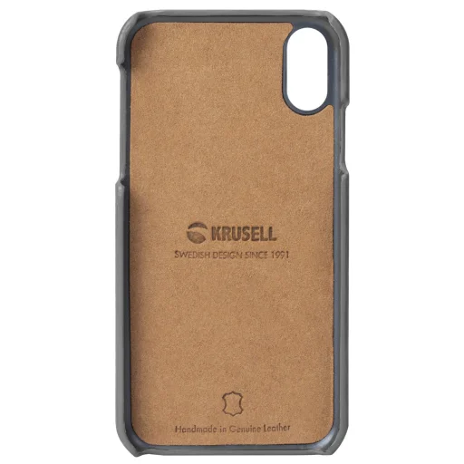 Krusell Sunne Cover Apple iPhone XS Max vintage black puzdro - 4