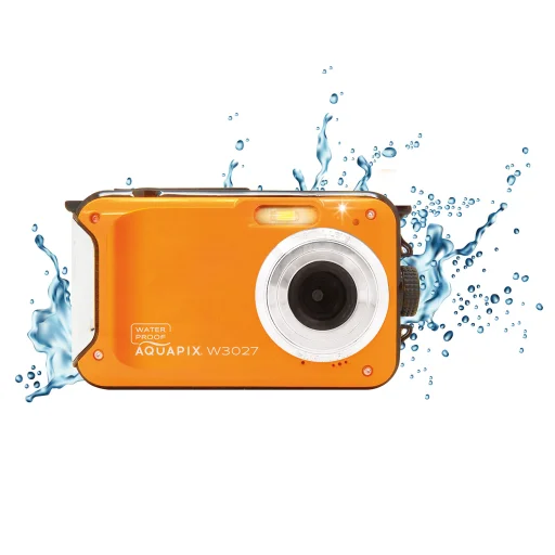Easypix Aquapix W3027 Wave Orange vodotesný fotoaparát - 2