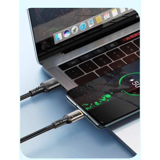 Tellur USB-A – USB-C dátový a nabíjací kábel 3A 100 cm čierny - 3