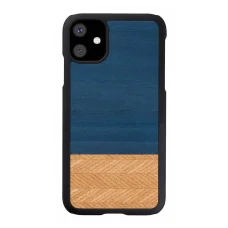 MAN&WOOD iPhone 11 rifľové čierne puzdro