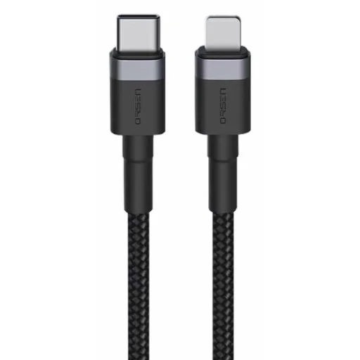Orsen S51 Type-C–Lightning kábel 3A 1 m čierny - 1
