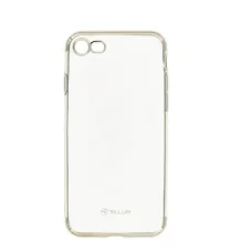 Tellur Cover Silicone Electroplated puzdro pre iPhone 8, strieborné
