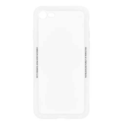 Tellur Cover Glass Simple iPhone 8 biele puzdro - 1