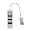 Sbox H-204W USB 4-portový HUB Coconut White thumbnail