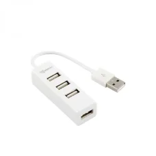 Sbox H-204W USB 4-portový HUB Coconut White
