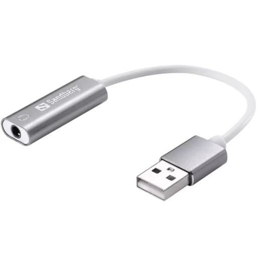 Sandberg 134-13 Headset USB konvertor adaptér - 1