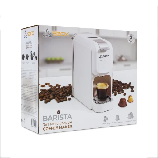 Sbox CM-719 Barista White kávovar 3 v 1 - 7