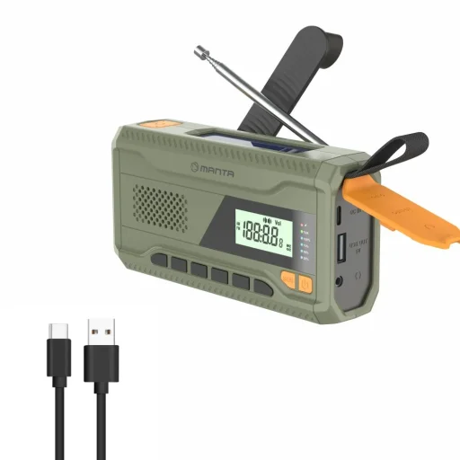 Manta RDI401G Dynamo núdzové rádio - 4