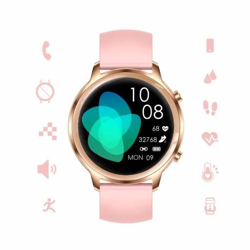 Smart hodinky Manta Kelly SWU301PK ružové - 2