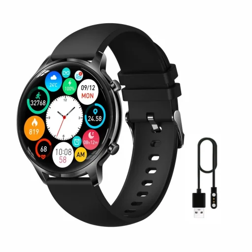 Inteligentné hodinky Manta Kelly SWU301BK Black - 5