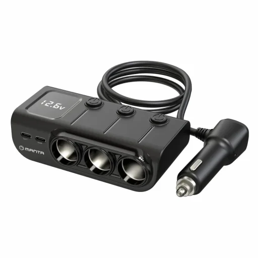 Manta MCC201T CARI PRO rozbočovač autozapaľovača a USB nabíjačka - 1