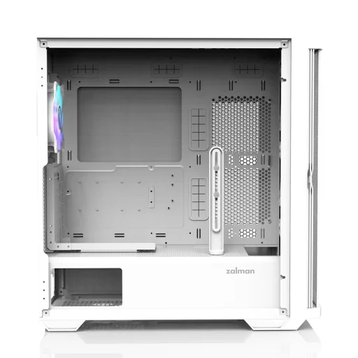 Zalman Z10 DUO ATX Mid Tower počítačová skriňa biela - 9