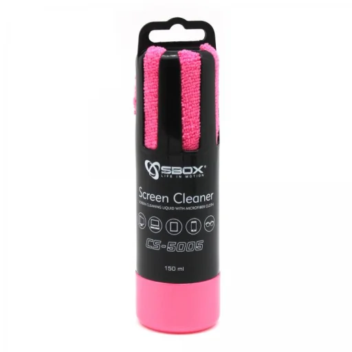 Sbox CS-5005P čistič obrazoviek 150 ml ružový - 1